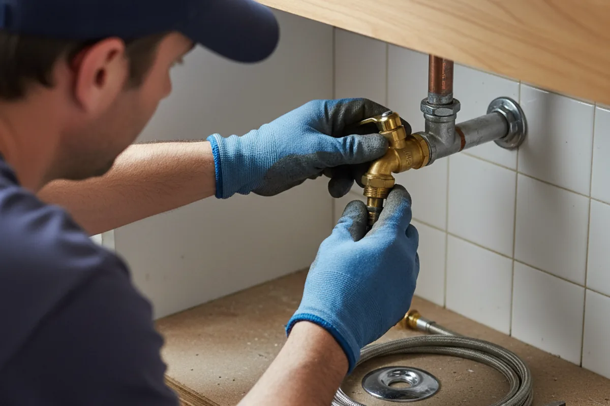 Shutoff valve and fitting work during Repiping in Cleveland